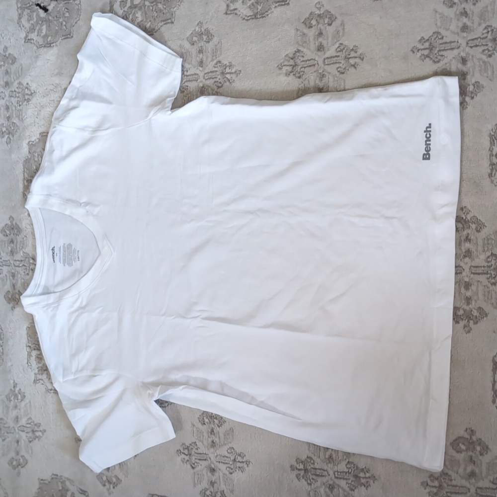 S: Bench Classic White T-Shirt